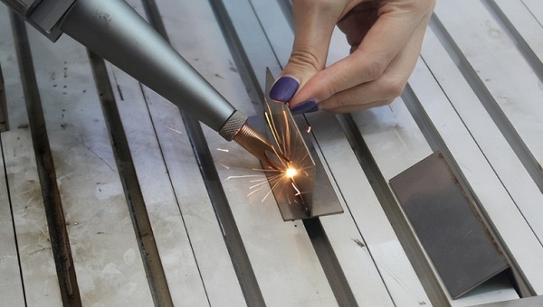 激光焊接機(jī)焊槍有光斑怎么處理？